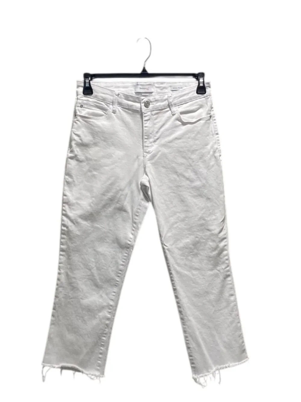 SkinnyGirl Jeans The Rail Straight Leg Ankle Jeans White Size 27 Beach Coastal